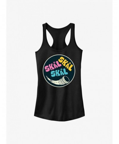 Value Item Marvel Thor: Love and Thunder Skal Badge Girls Tank $7.37 Tanks