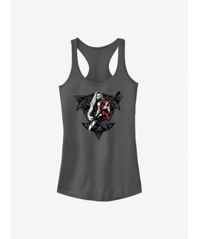 Absolute Discount Marvel Thor: Love and Thunder Rocker Viking Thor Girls Tank $9.96 Tanks