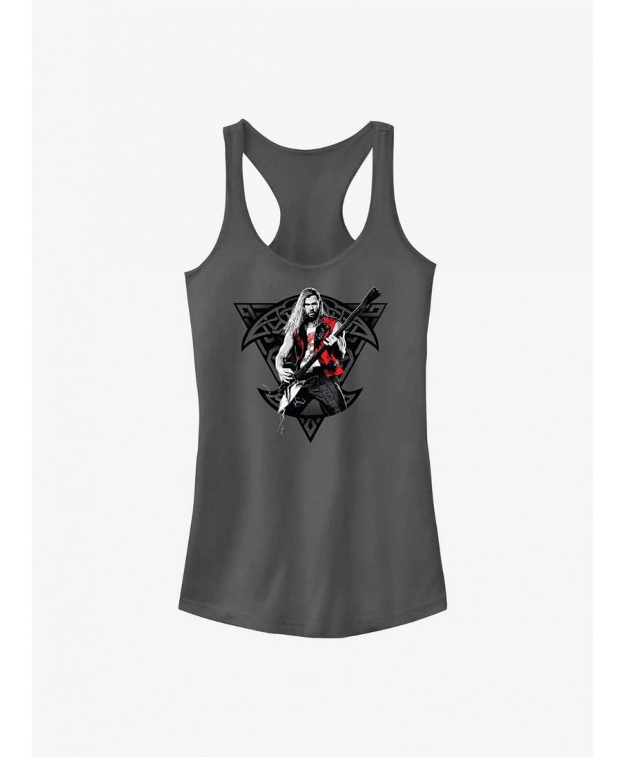 Absolute Discount Marvel Thor: Love and Thunder Rocker Viking Thor Girls Tank $9.96 Tanks