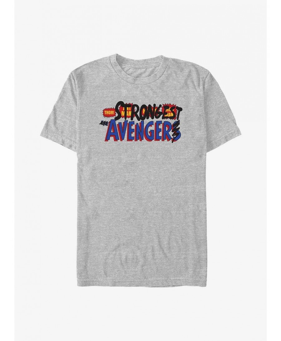 Seasonal Sale Marvel Thor Strongest Avenger T-Shirt $7.77 T-Shirts