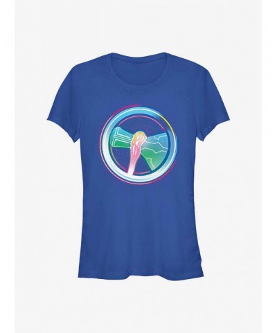 Sale Item Marvel Thor: Love and Thunder Axe Icon Girls T-Shirt $6.47 T-Shirts