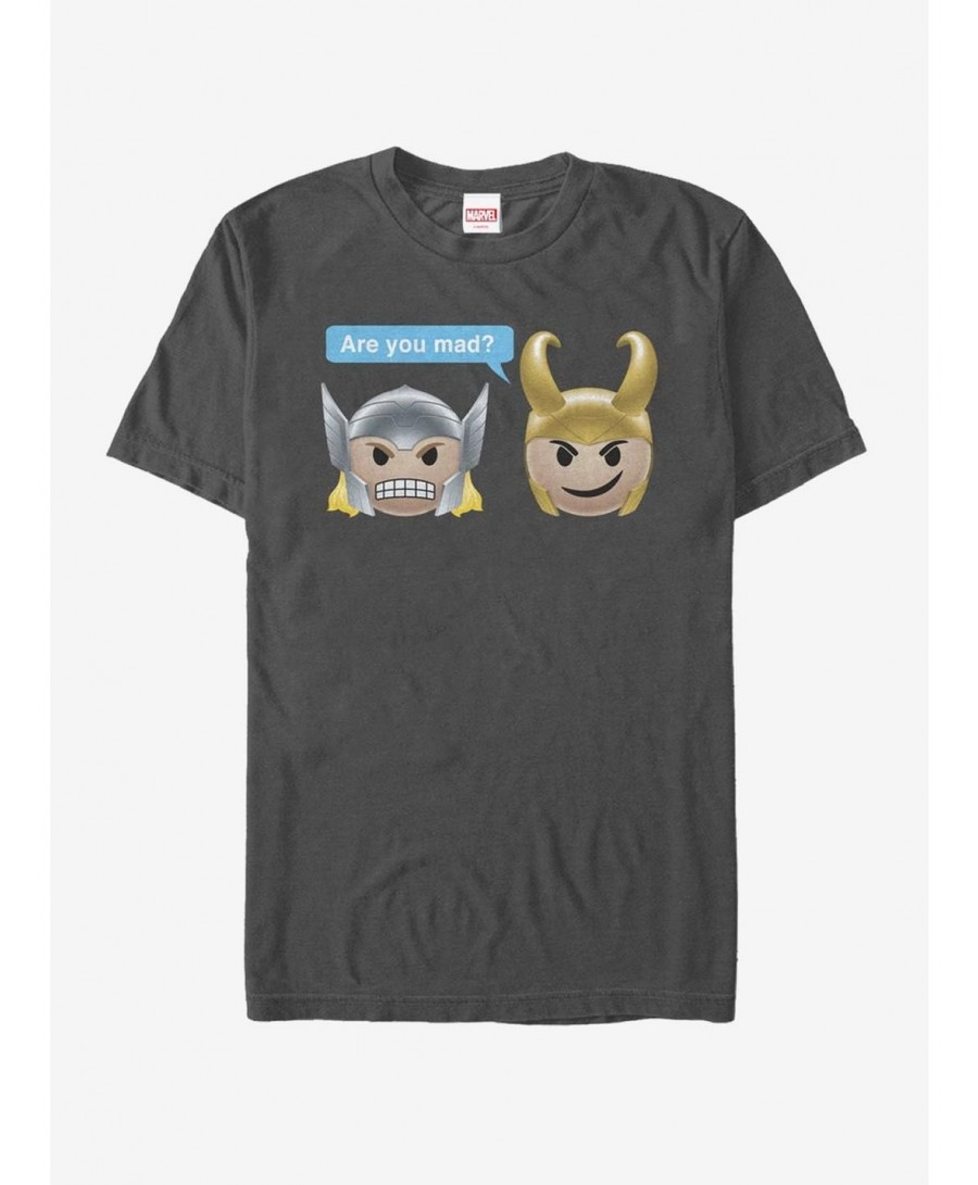 Low Price Marvel Thor Loki Mad Emoji T-Shirt $5.59 T-Shirts