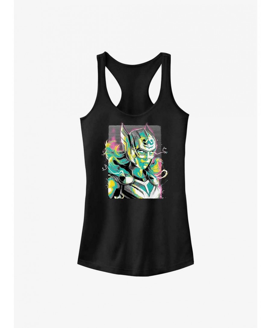 Hot Sale Marvel Thor: Love and Thunder Female Thor Pastel Girls Tank $8.76 Tanks