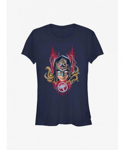 Flash Deal Marvel Thor: Love and Thunder Mighty Helmet Girls T-Shirt $5.99 T-Shirts