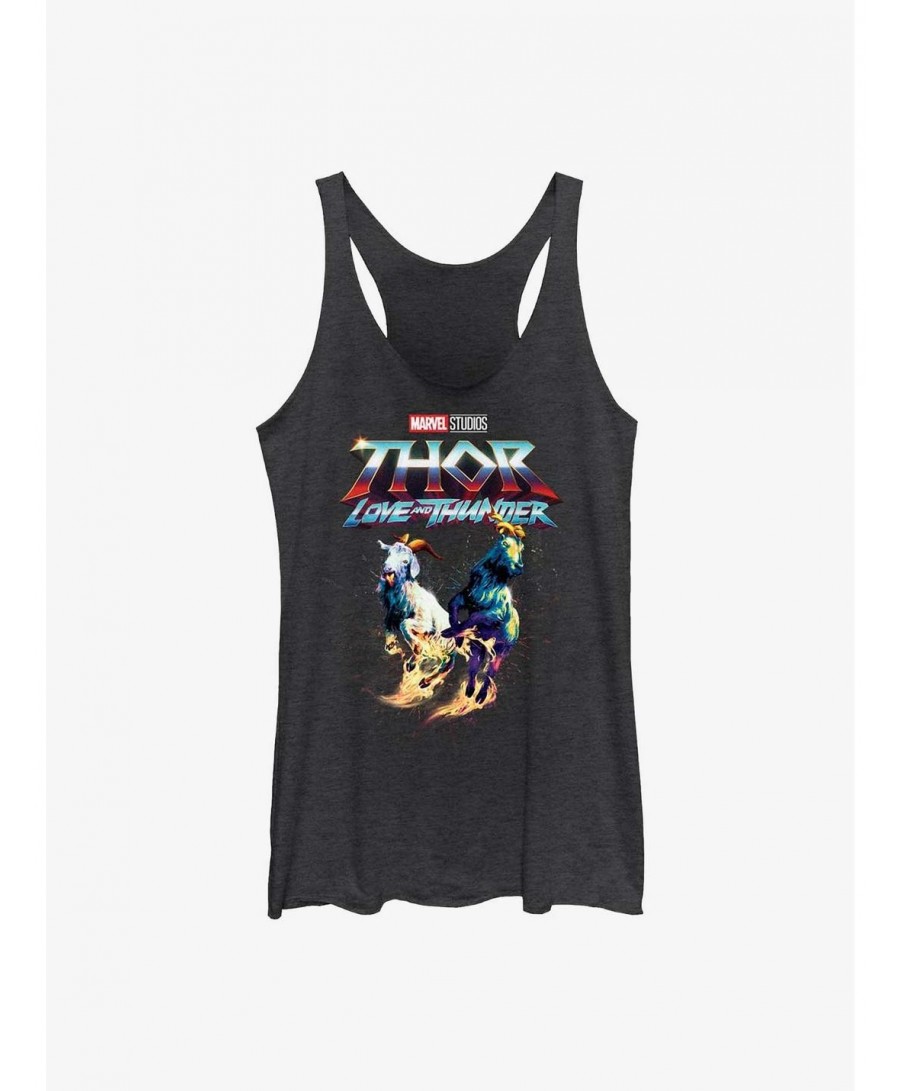 Limited Time Special Marvel Thor: Love And Thunder Rainbow Goats Girl's Tank $6.46 Tanks