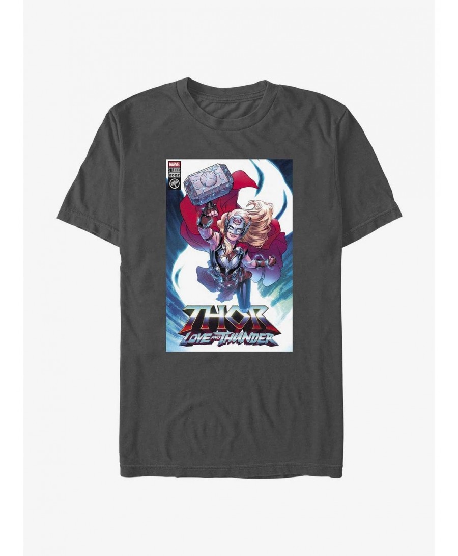 Wholesale Marvel Thor Jane Foster Comic Book Cover T-Shirt $6.52 T-Shirts