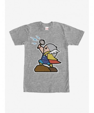 Limited-time Offer Marvel Cartoon Thor with Hammer T-Shirt $6.99 T-Shirts