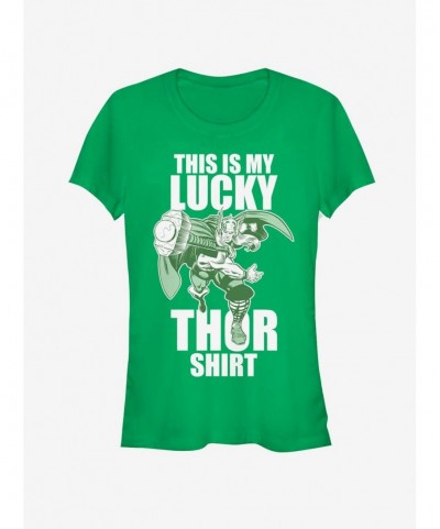 High Quality Marvel Thor Lucky Thor Girls T-Shirt $4.85 T-Shirts