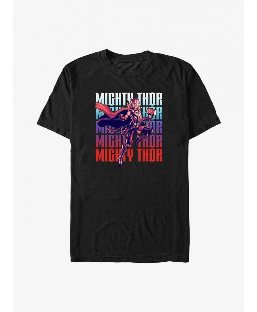 Exclusive Marvel Thor: Love and Thunder Mighty Thor T-Shirt $7.77 T-Shirts