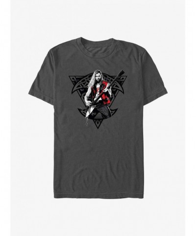 Hot Selling Marvel Thor: Love And Thunder Rocker Viking Thor T-Shirt $5.59 T-Shirts