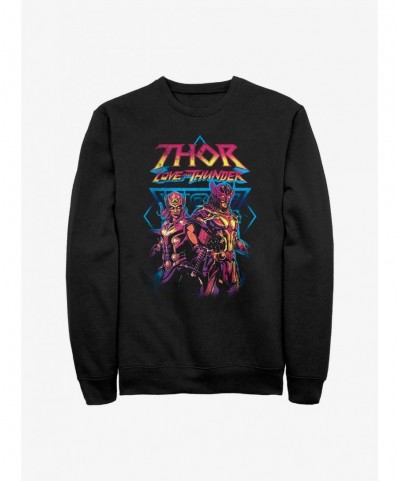 Absolute Discount Marvel Thor: Love And Thunder Grunge Thunder Sweatshirt $14.17 Sweatshirts