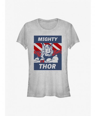 Exclusive Price Marvel Thor Mighty Guy Girls T-Shirt $7.77 T-Shirts