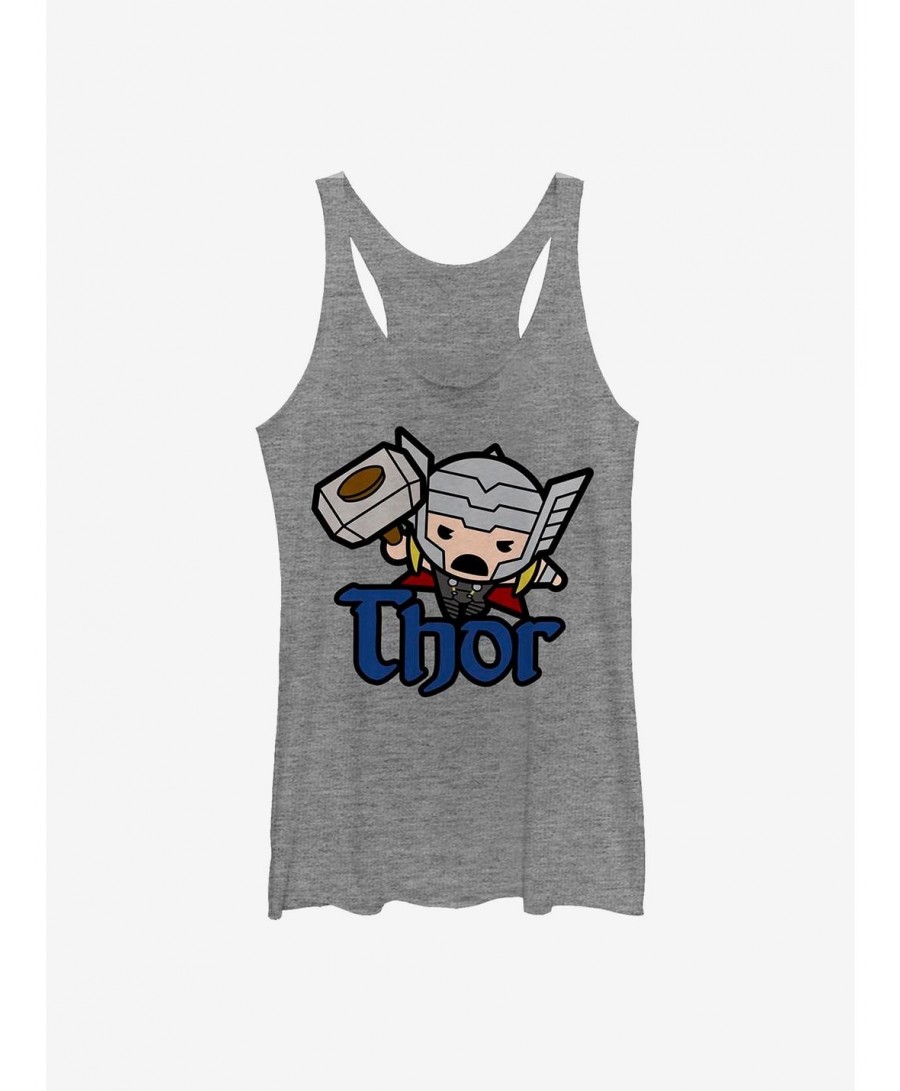 Pre-sale Discount Marvel Thor Kawaii Thor Girls Tank $7.46 Tanks