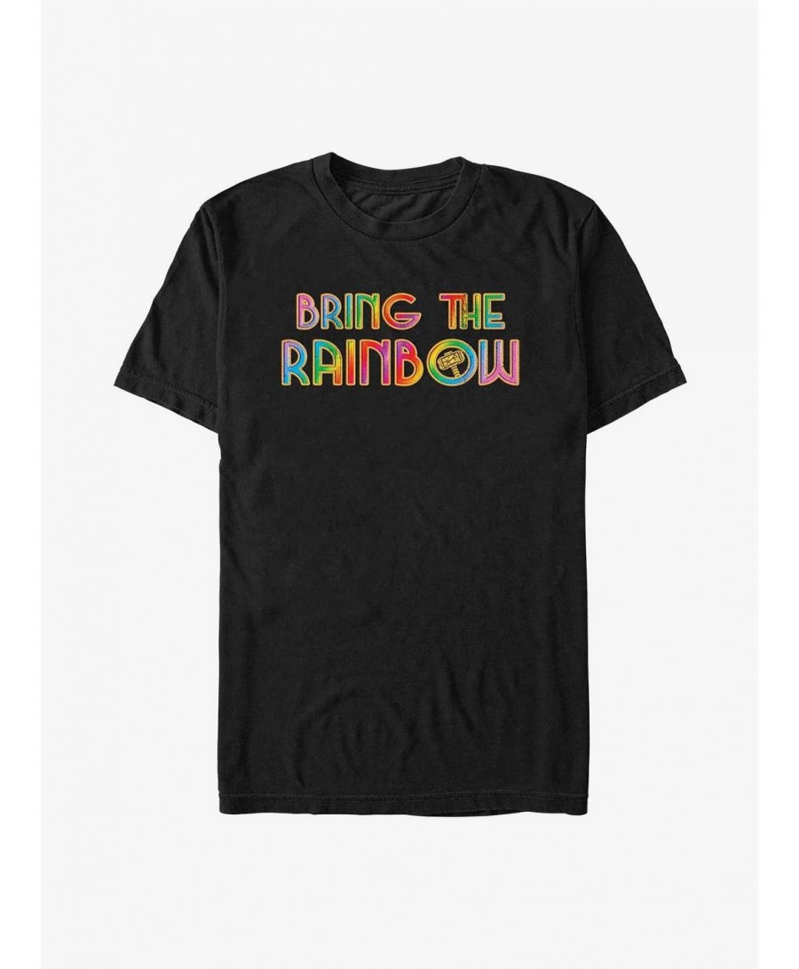 Trendy Marvel Thor: Love and Thunder Bring The Rainbow T-Shirt $7.77 T-Shirts