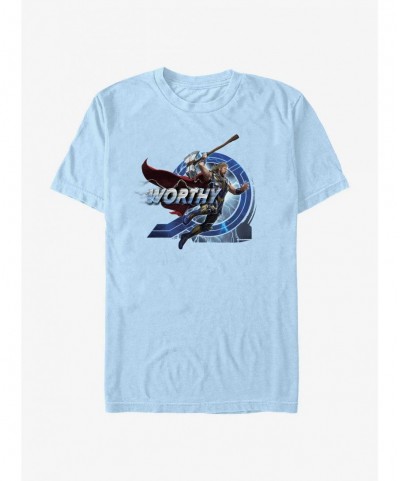 Premium Marvel Thor Worthy Jump T-Shirt $6.83 T-Shirts