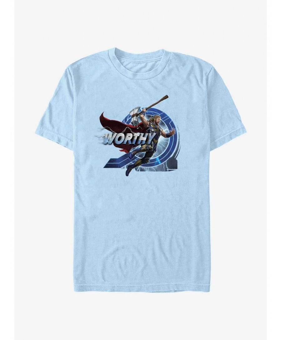 Premium Marvel Thor Worthy Jump T-Shirt $6.83 T-Shirts