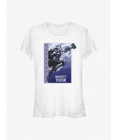 Value for Money Marvel Thor: Love and Thunder Mighty Thor Hero Girls T-Shirt $7.77 T-Shirts