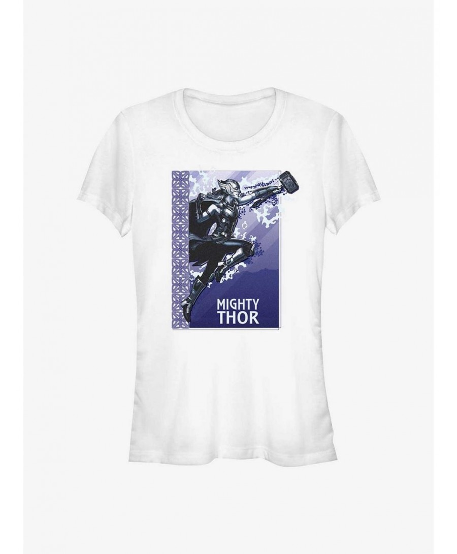 Value for Money Marvel Thor: Love and Thunder Mighty Thor Hero Girls T-Shirt $7.77 T-Shirts