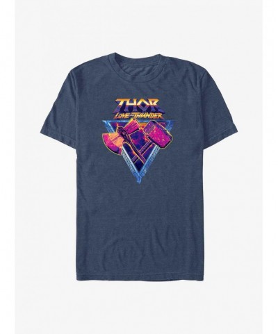 Low Price Marvel Thor: Love and Thunder Mjolnir and Stormbreaker T-Shirt $5.12 T-Shirts