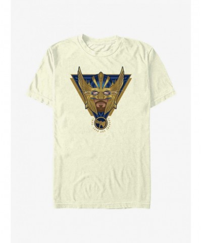 Pre-sale Marvel Thor Electric Triangle Badge T-Shirt $7.30 T-Shirts