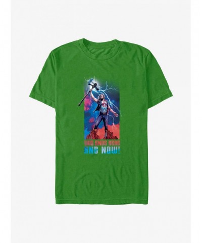 Hot Selling Marvel Thor: Love and Thunder Ends Here and Now T-Shirt $6.52 T-Shirts