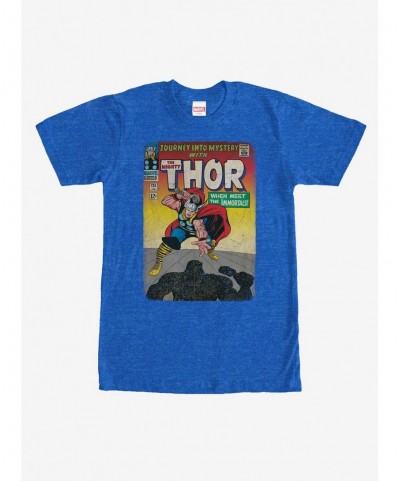 New Arrival Marvel Thor Comic Book Cover Print T-Shirt $5.12 T-Shirts