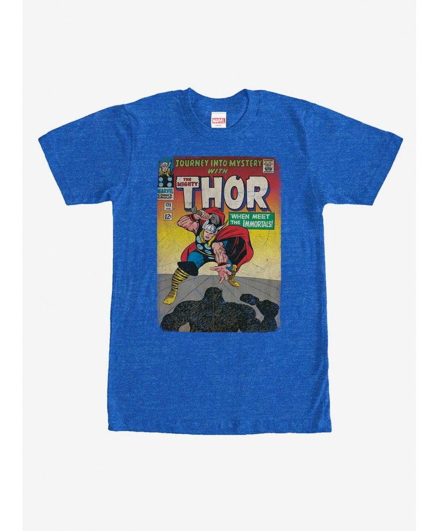 New Arrival Marvel Thor Comic Book Cover Print T-Shirt $5.12 T-Shirts