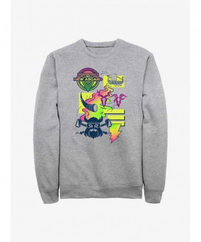 Crazy Deals Marvel Thor: Love And Thunder New Asgard Sweatshirt $11.22 Sweatshirts