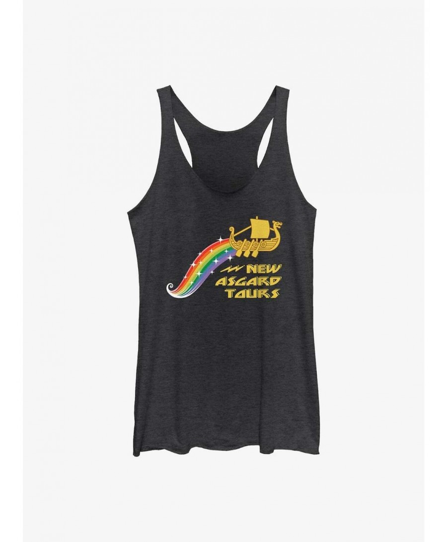 Discount Sale Marvel Thor: Love And Thunder Rainbow Tours Girl's Tank $7.10 Tanks