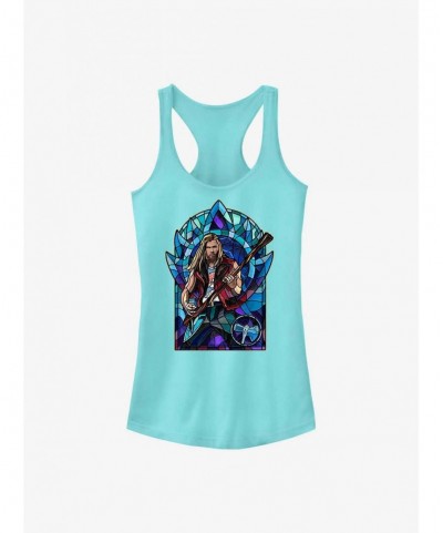 Big Sale Marvel Thor: Love and Thunder Thor Glass Girls Tank $7.77 Tanks