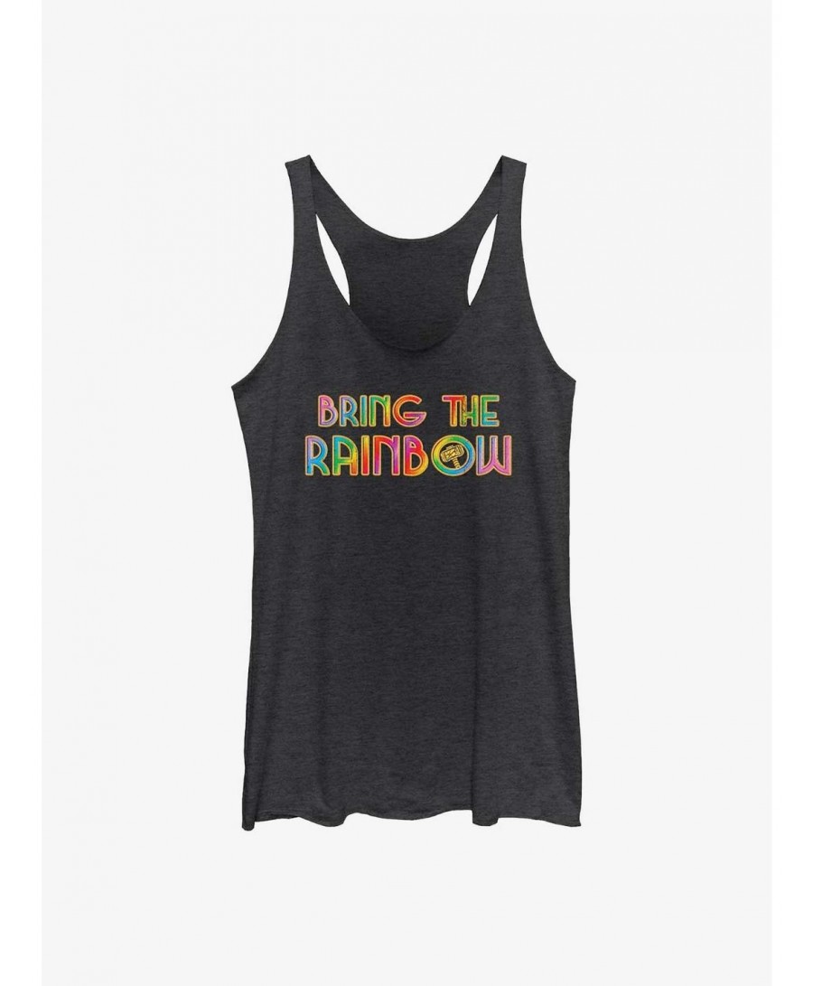 Flash Deal Marvel Thor: Love and Thunder Bring The Rainbow Girls Tank $6.42 Tanks