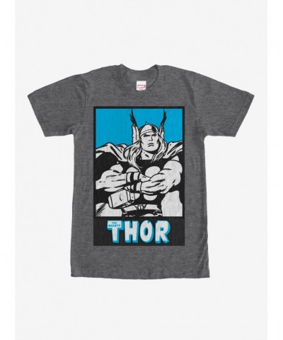 Pre-sale Discount Marvel Mighty Thor Ready for Battle T-Shirt $5.59 T-Shirts