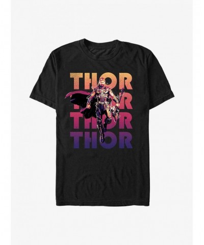 Absolute Discount Marvel Thor: Love and Thunder God of Thunder and Lightning T-Shirt $6.68 T-Shirts