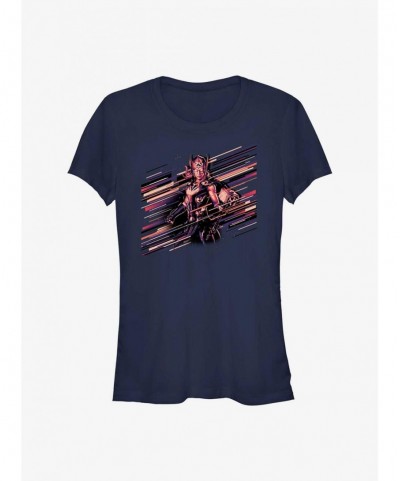 Low Price Marvel Thor: Love and Thunder Stripes Thor Girls T-Shirt $5.34 T-Shirts