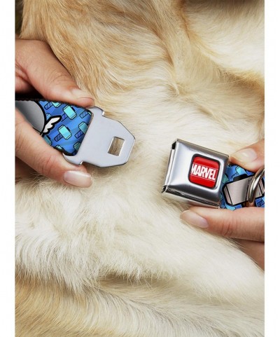 Festival Price Marvel Thor Kawaii Poses Hammer Monogram Seatbelt Buckle Dog Collar $8.96 Pet Collars