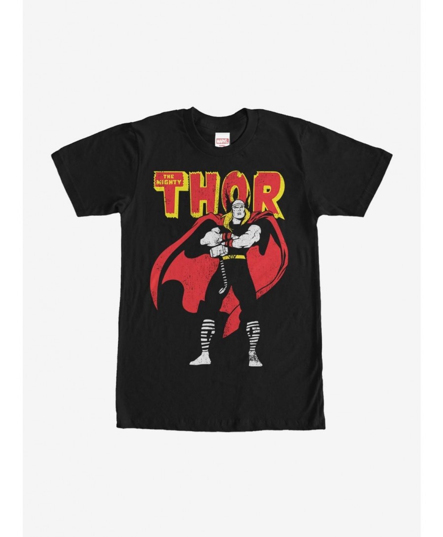 Bestselling Marvel Mighty Thor Stoic Attitude T-Shirt $6.21 T-Shirts