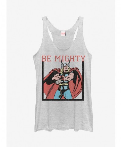 Discount Marvel Classic Thor Be Mighty Girls Tanks $9.12 Tanks