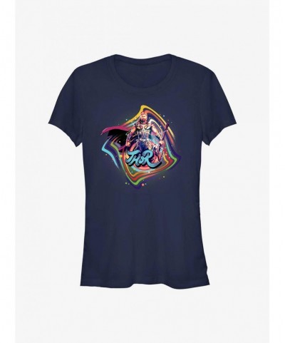 Clearance Marvel Thor: Love and Thunder Groovy Thor Girls T-Shirt $5.34 T-Shirts