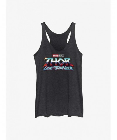 Pre-sale Discount Marvel Thor: Love And Thunder Logo Girl's Tank $7.53 Tanks