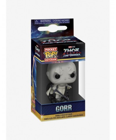 Flash Deal Funko Marvel Thor: Love And Thunder Pocket Pop! Gorr Vinyl Key Chain $1.75 Key Chains