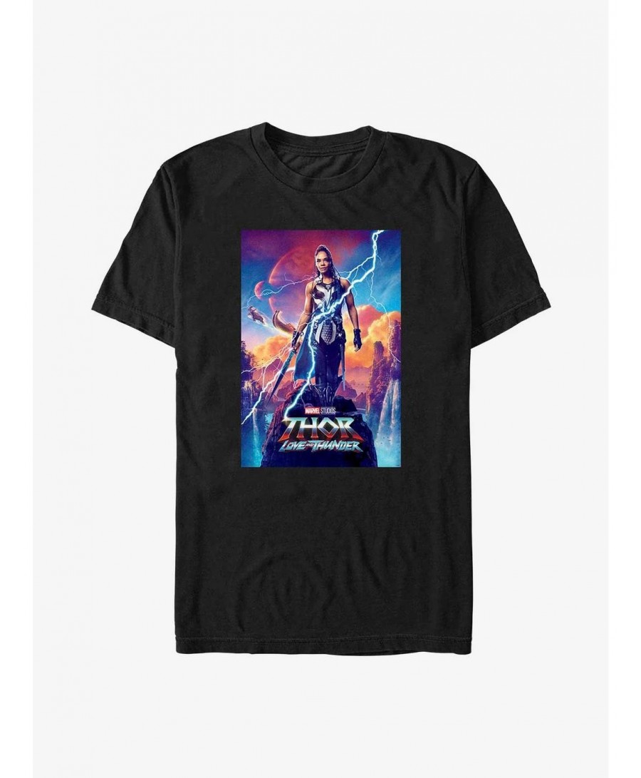 High Quality Marvel Thor: Love and Thunder Valkyrie Movie Poster T-Shirt $7.77 T-Shirts