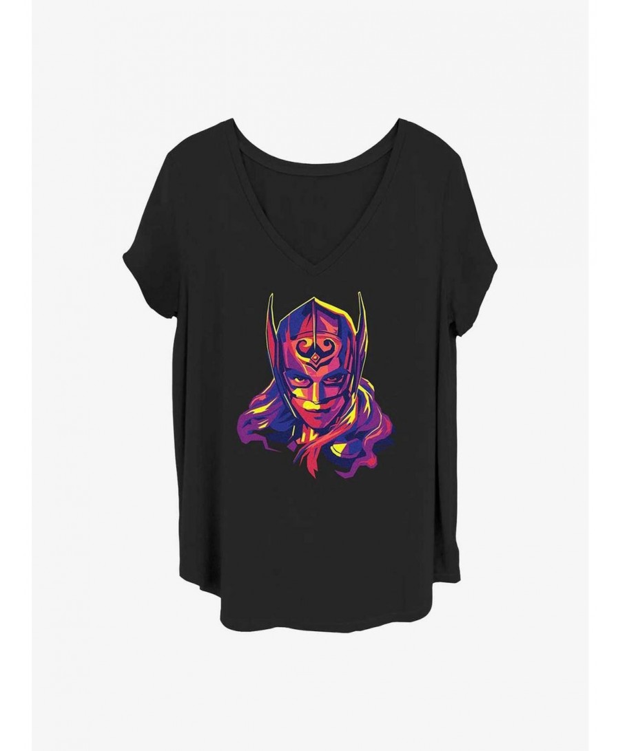 Wholesale Marvel Thor: Love And Thunder Cut Out Thor Girls T-Shirt Plus Size $11.56 T-Shirts