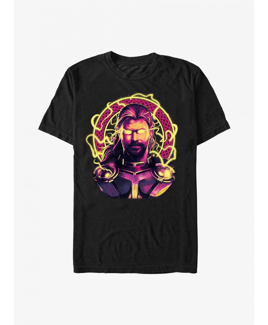 Crazy Deals Marvel Thor: Love and Thunder Eyes of Lightning T-Shirt $6.21 T-Shirts