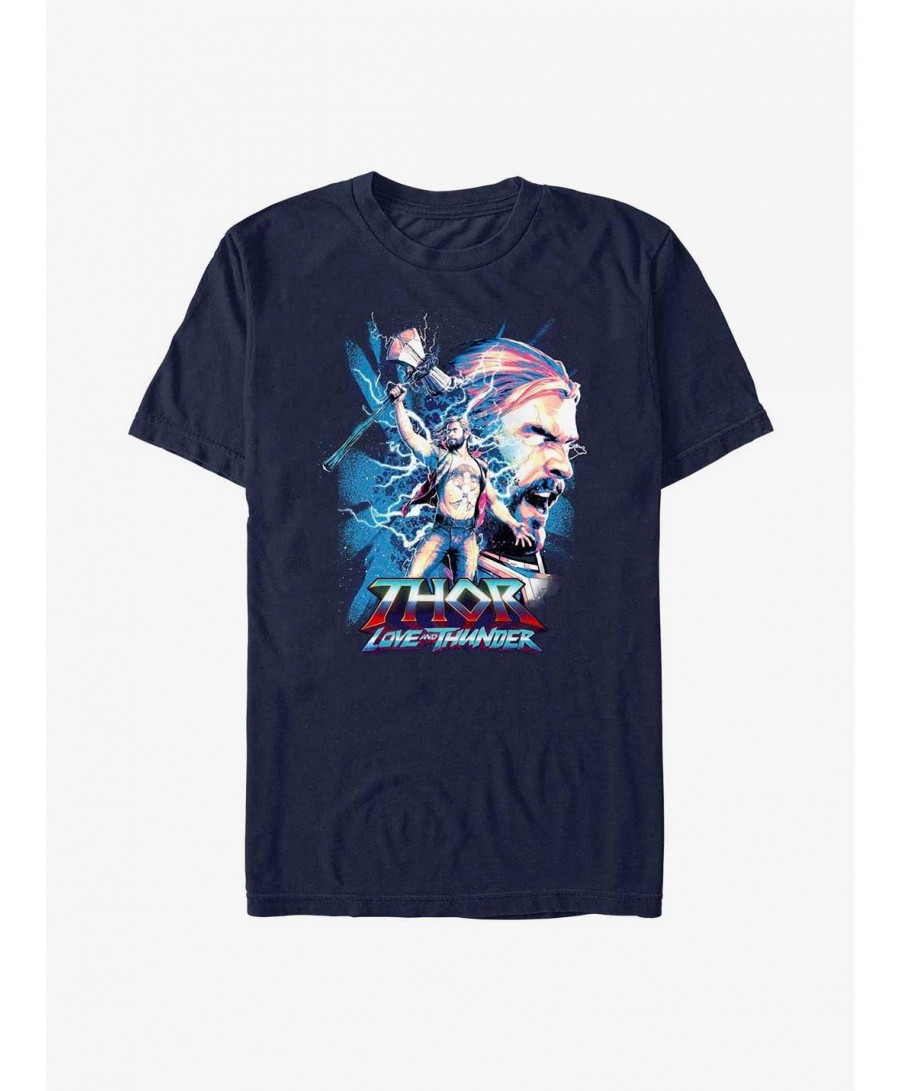 Low Price Marvel Thor: Love and Thunder Thor of Asgard T-Shirt $6.83 T-Shirts