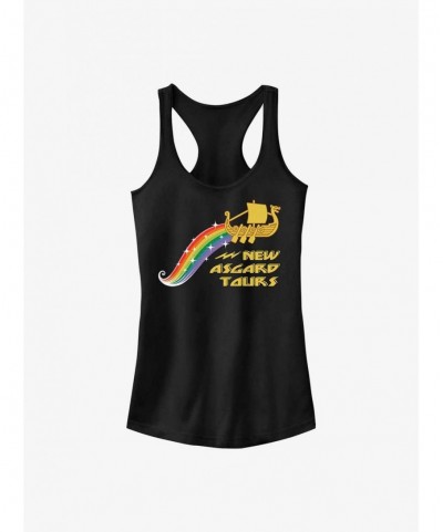 Exclusive Marvel Thor: Love and Thunder Rainbow Tours Girls Tank $7.17 Tanks
