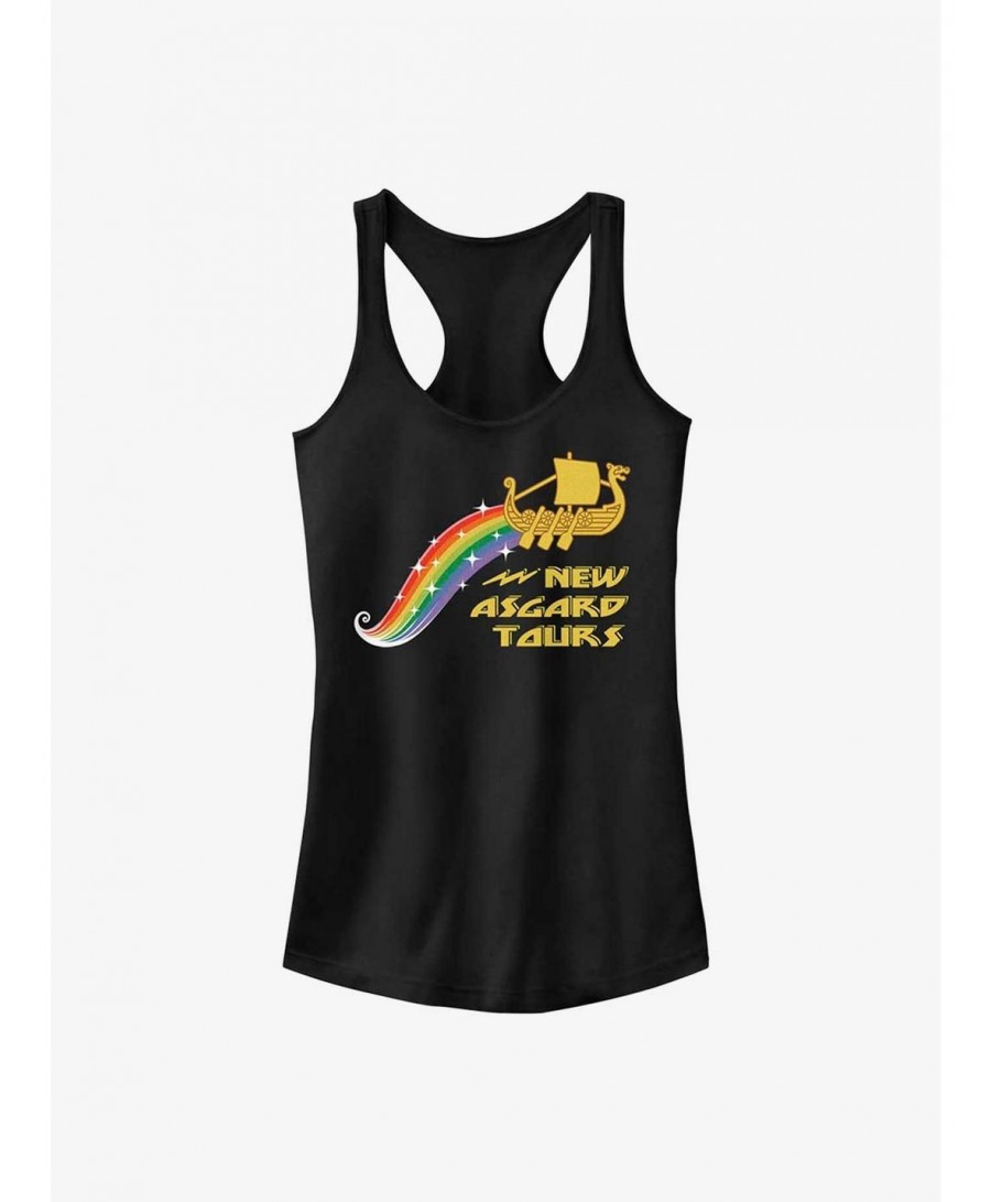 Exclusive Marvel Thor: Love and Thunder Rainbow Tours Girls Tank $7.17 Tanks