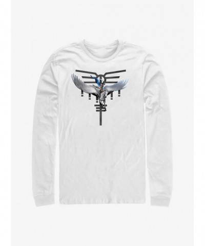 Exclusive Price Marvel Thor: Love And Thunder Pegasus Long Sleeve T-Shirt $8.16 T-Shirts