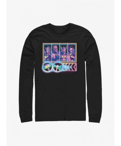 Exclusive Price Marvel Thor: Love And Thunder Neon Thunder Love Long Sleeve T-Shirt $11.05 T-Shirts