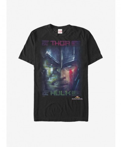 Bestselling Marvel Thor: Ragnarok Hulk Battle T-Shirt $4.97 T-Shirts