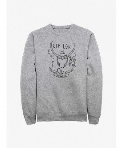 Limited-time Offer Marvel Thor Rest In Mischief Loki Sweatshirt $12.69 Sweatshirts